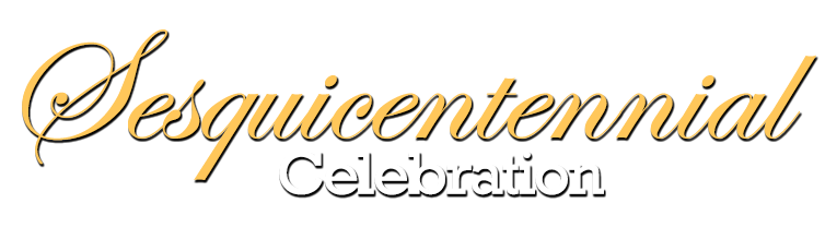 Sesquicentennial Celebration text graphic